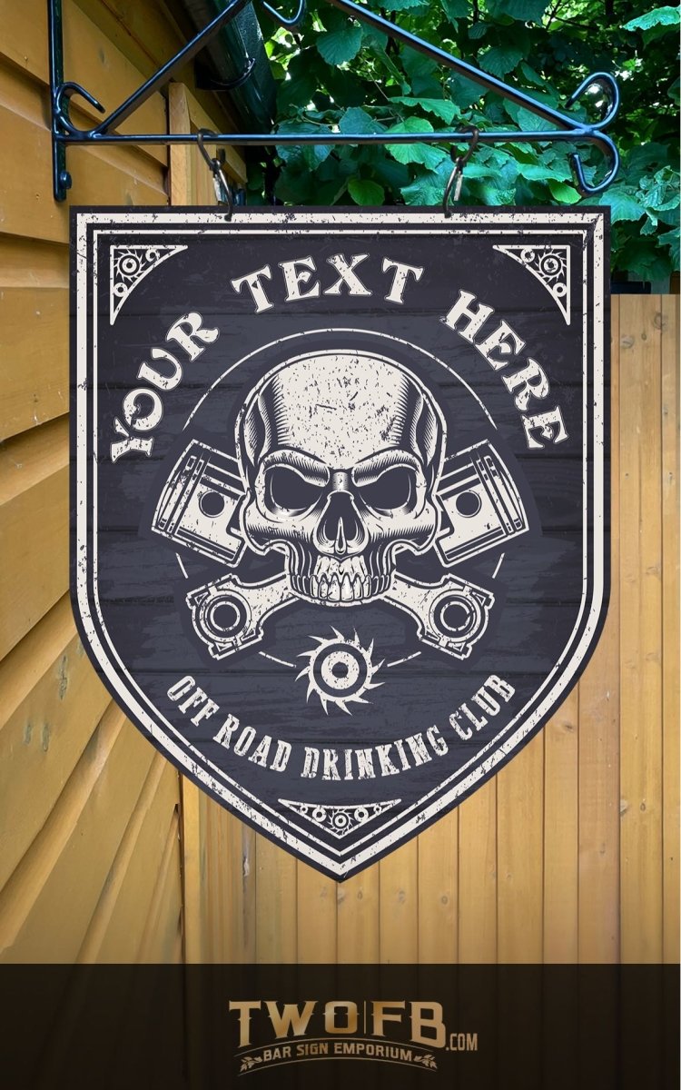 Bikers Rest Bar Sign Custom Signs from Twofb.com Pub signage