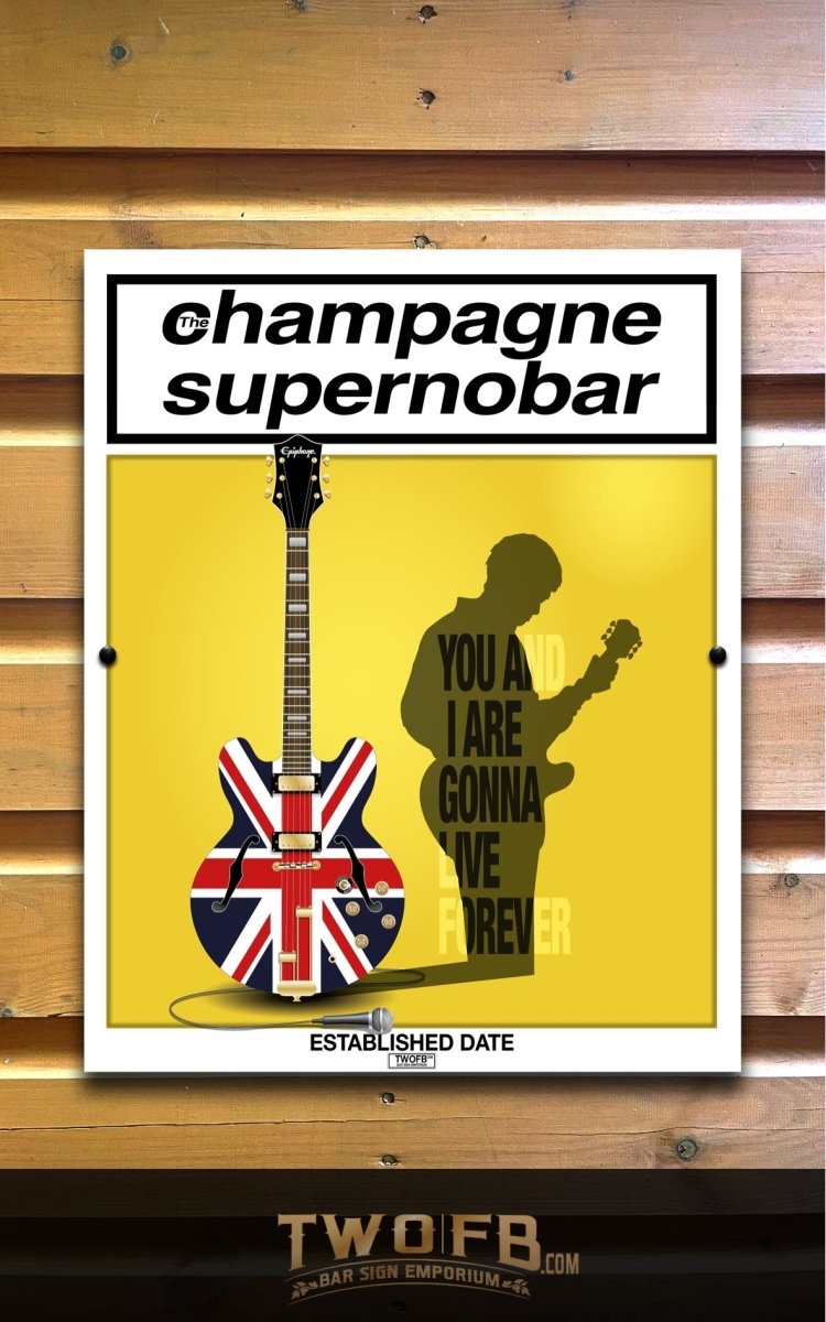 Brit Pop | Custom made pub signs | Personalised Bar Sign