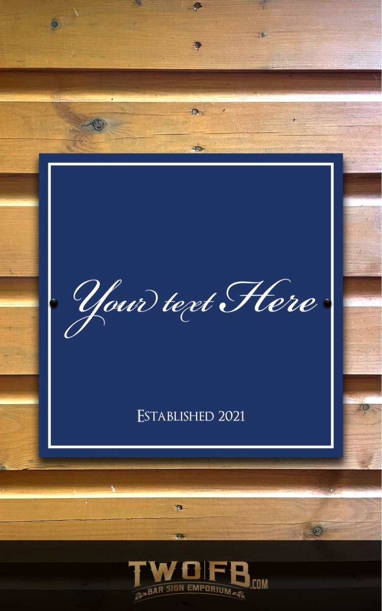 Cafe del Bar Personalised Bar Sign Custom Signs from Twofb.com Gin Bar Sign