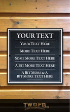 Load image into Gallery viewer, Chalkboard Style Personalised Bar Sign Custom Signs from Twofb.com signs for bars
