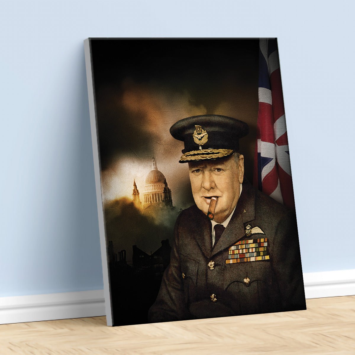 Churchill Inn artwork on Canvas Custom Signs from Twofb.com signs for bars