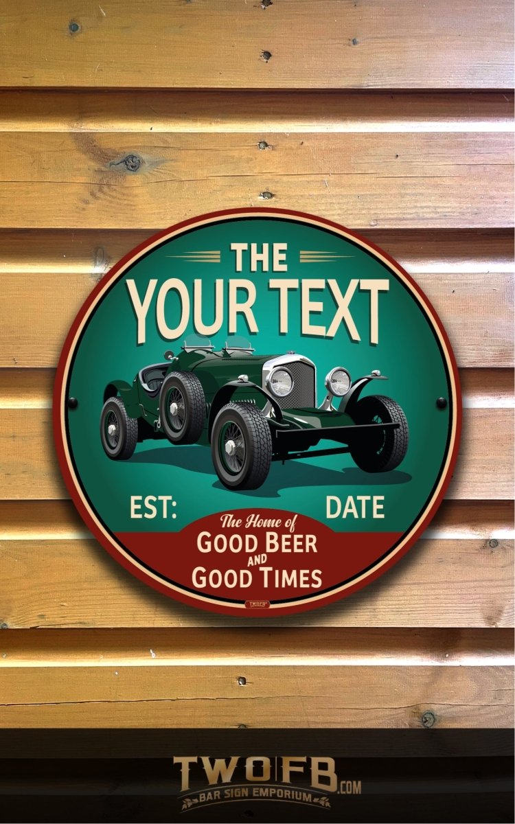 1930s Bentley Bar Sign | Vintage Bar Sign | Pub Signs | funny bar sign | Hanging Signs | Bar Sign