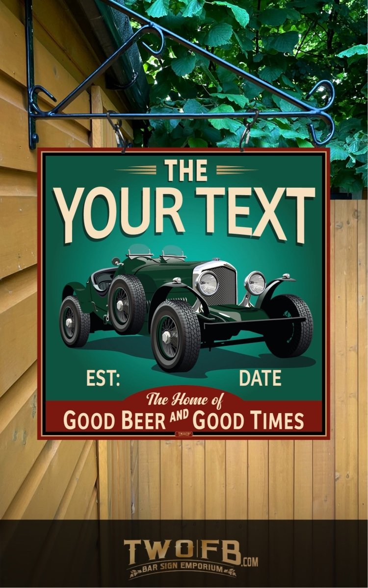 1930s Bentley Bar Sign | Vintage Bar Sign | Pub Signs | funny bar sign | Hanging Signs | Bar Sign