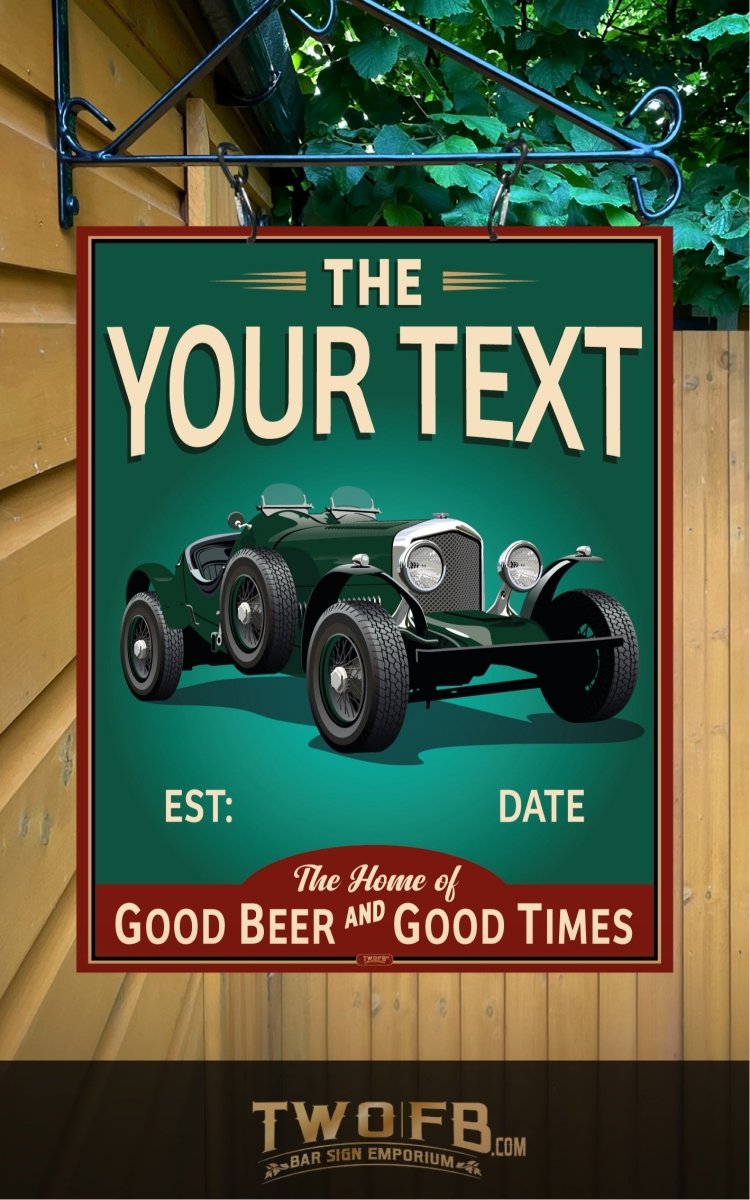 1930s Bentley Bar Sign | Vintage Bar Sign | Pub Signs | funny bar sign | Hanging Signs | Bar Sign