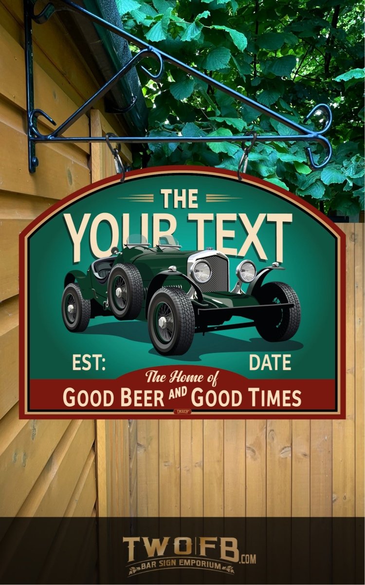 1930s Bentley Bar Sign | Vintage Bar Sign | Pub Signs | funny bar sign | Hanging Signs | Bar Sign