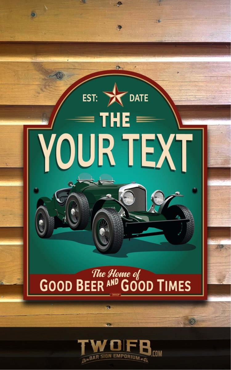 1930s Bentley Bar Sign | Vintage Bar Sign | Pub Signs | funny bar sign | Hanging Signs | Bar Sign