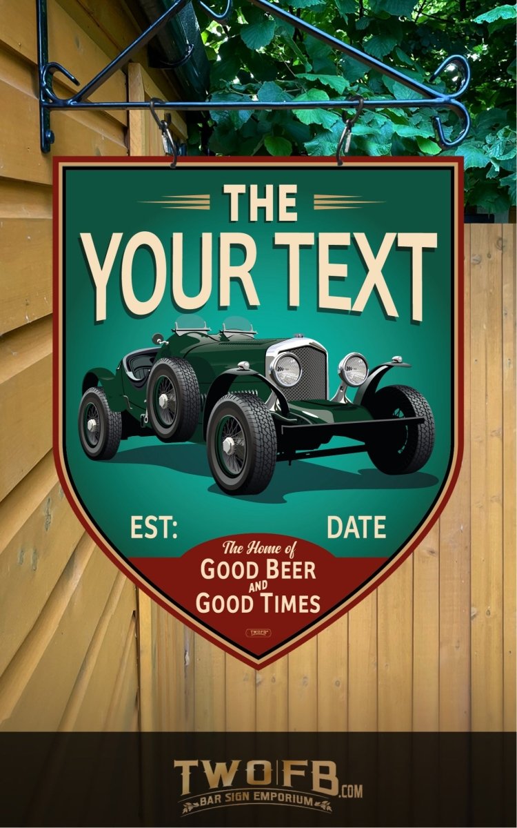 1930s Bentley Bar Sign | Vintage Bar Sign | Pub Signs | funny bar sign | Hanging Signs | Bar Sign