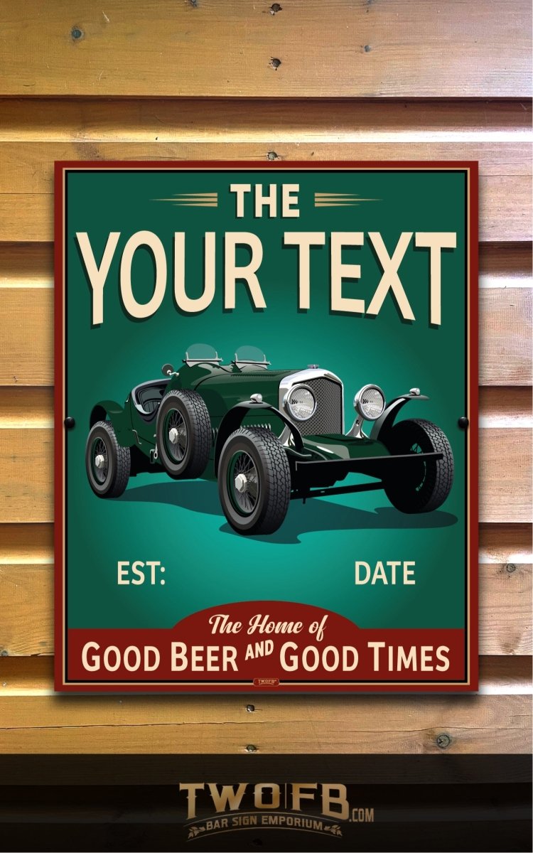 1930s Bentley Bar Sign | Vintage Bar Sign | Pub Signs | funny bar sign | Hanging Signs | Bar Sign
