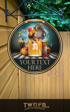 Load image into Gallery viewer, Cock in Cider Personalised Bar Sign Custom Signs from Twofb.com Bar Signs Uk
