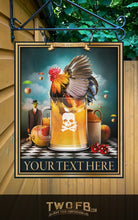 Load image into Gallery viewer, Cock in Cider Personalised Bar Sign Custom Signs from Twofb.com signs for bars

