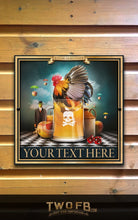 Load image into Gallery viewer, Cock in Cider Personalised Bar Sign Custom Signs from Twofb.com Outdoor pub sign
