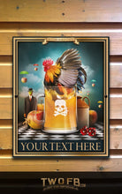 Load image into Gallery viewer, Cock in Cider  Pub Sign Custom Signs from Twofb.com signs for bars
