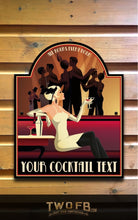 Load image into Gallery viewer, Cocktail Hour Bar Sign | Personalised Bar Sign | Gin Bar Sign
