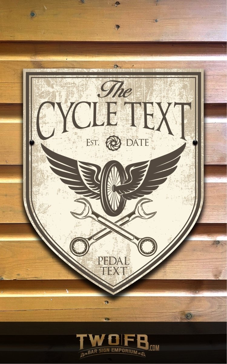 Cycle Shed | Custom made pub signs | Personalised Bar Sign