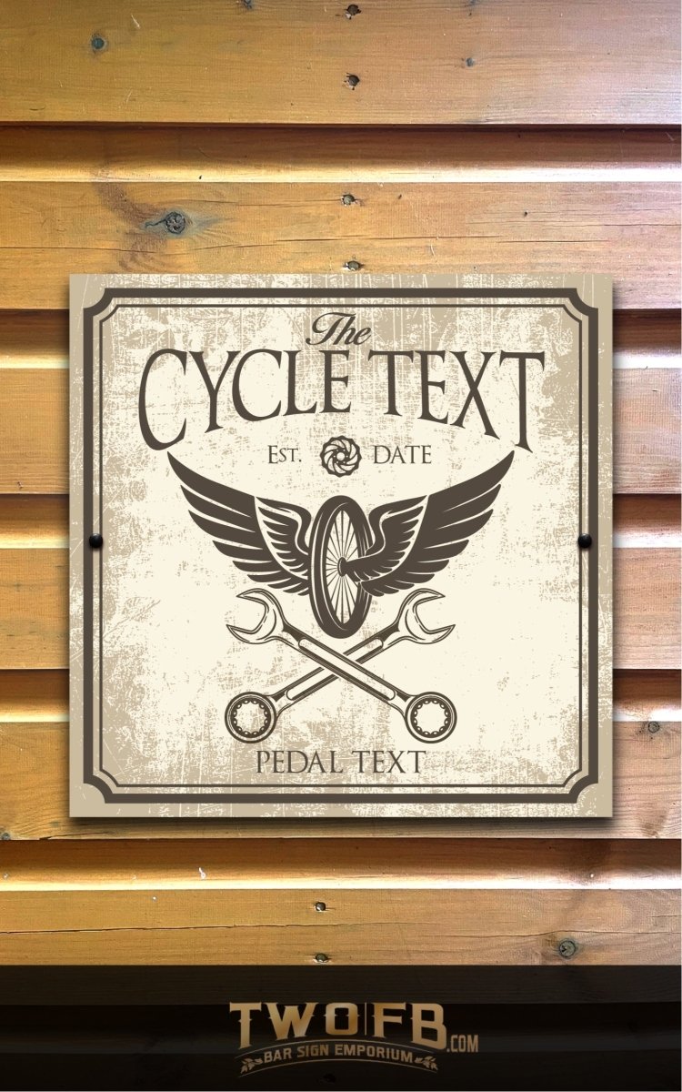 Cycle Shed | Custom made pub signs | Personalised Bar Sign