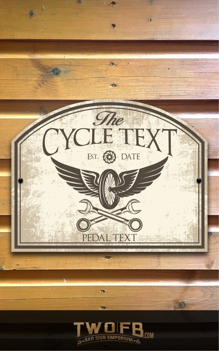 Cycle Shed | Custom made pub signs | Personalised Bar Sign