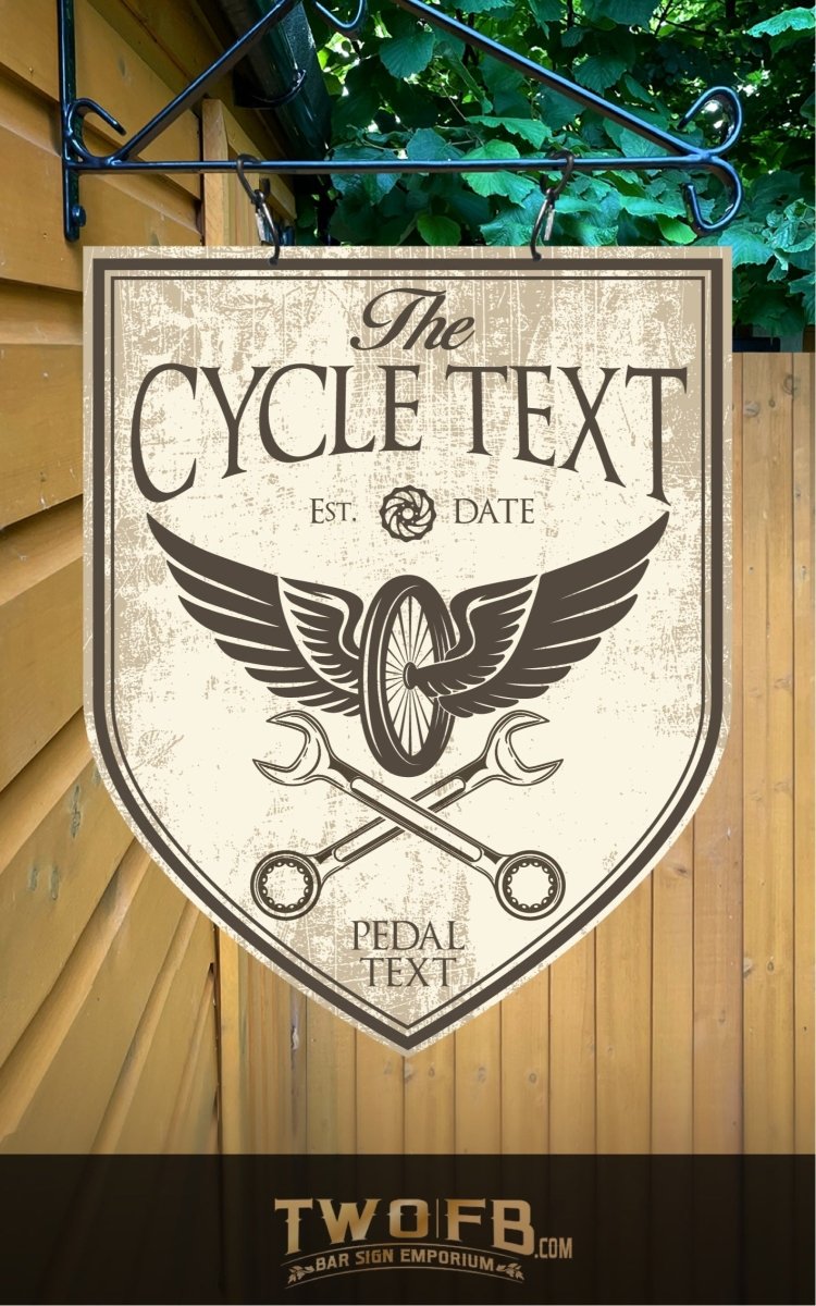Cycle Shed | Custom made pub signs | Personalised Bar Sign