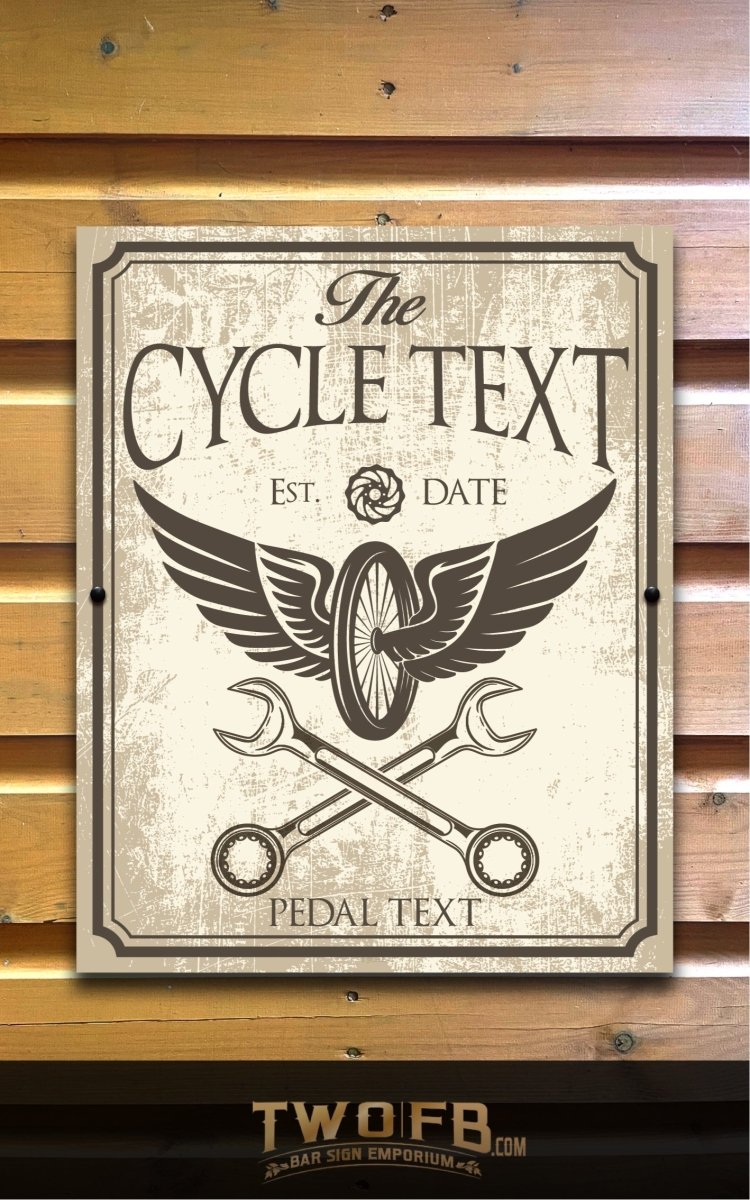Cycle Shed | Custom made pub signs | Personalised Bar Sign