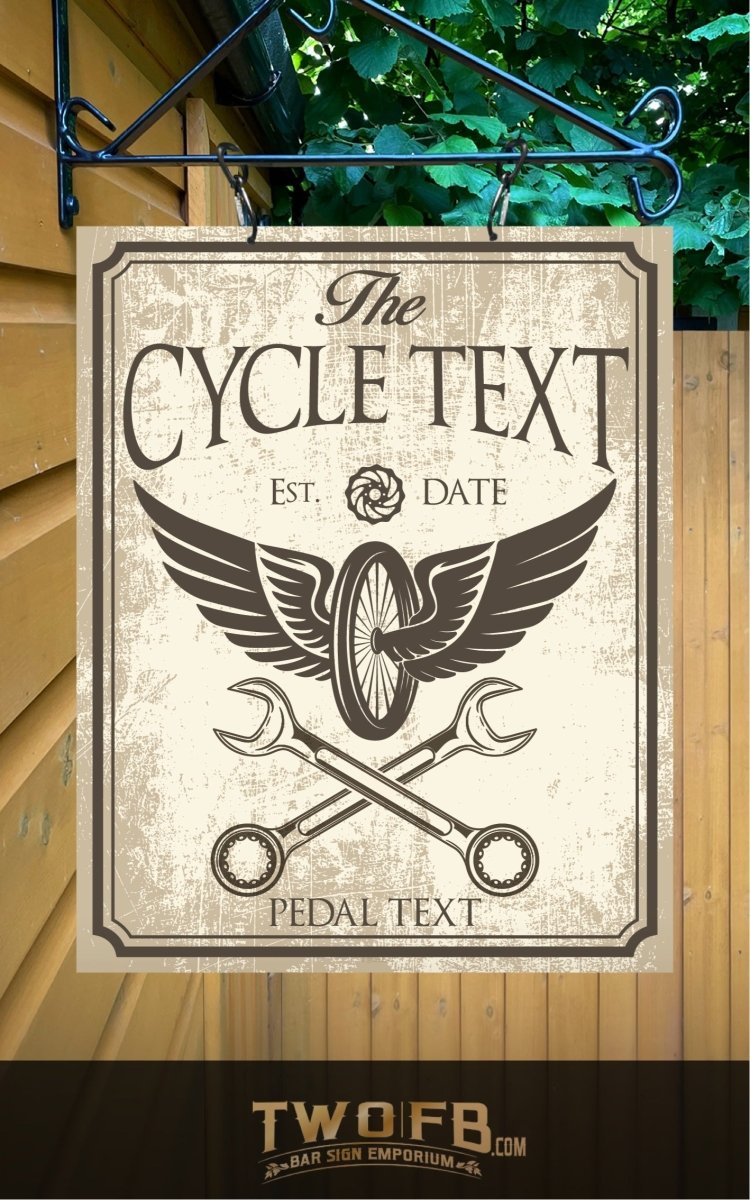 Cycle Shed | Custom made pub signs | Personalised Bar Sign