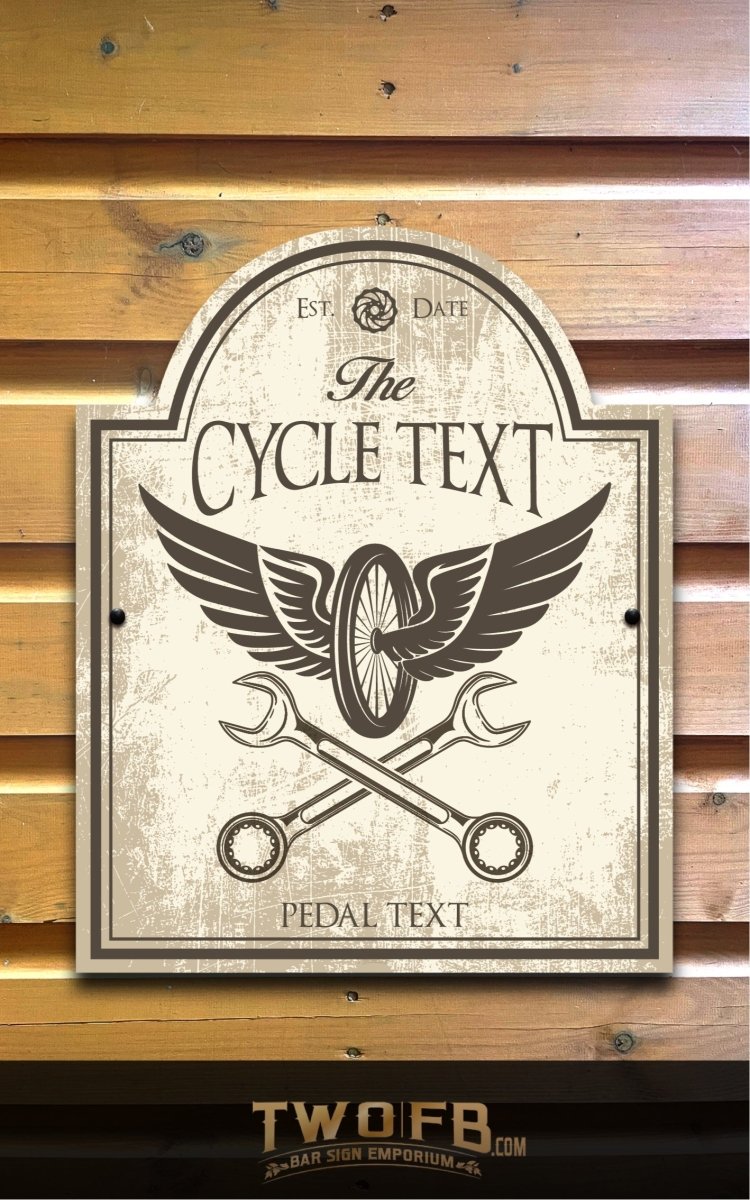 Cycle Shed | Custom made pub signs | Personalised Bar Sign