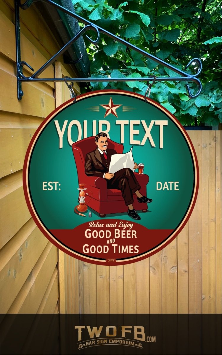 Dad's Den | Personalised Bar Sign | Pub Signs
