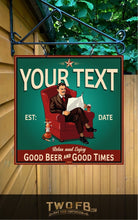 Load image into Gallery viewer, Dad&#39;s Den | Personalised Bar Sign | Pub Signs
