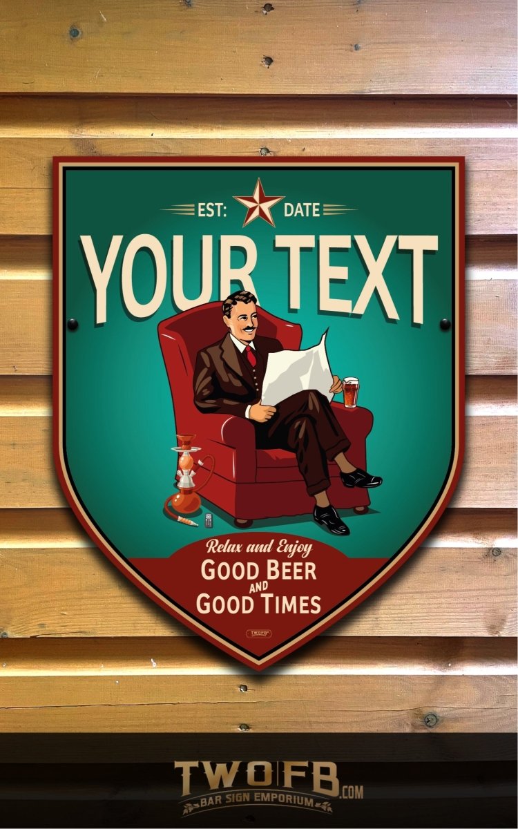 Dad's Den | Personalised Bar Sign | Pub Signs