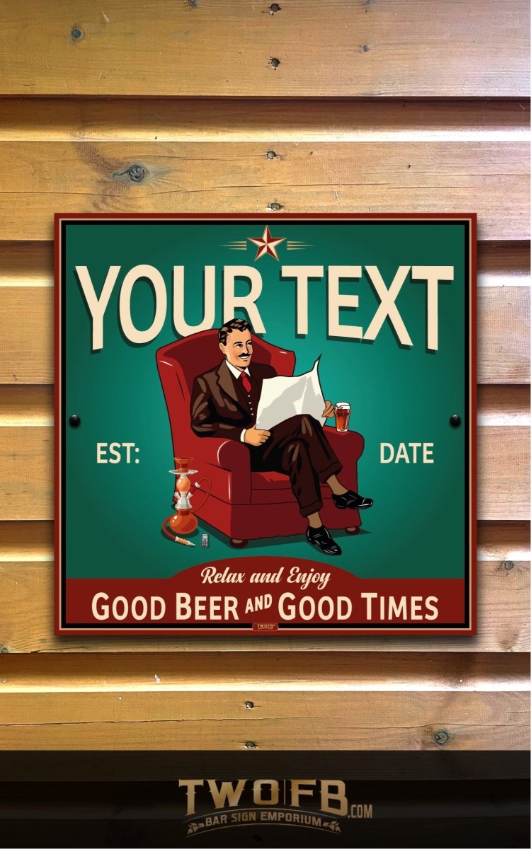 Dad's Den | Personalised Bar Sign | Pub Signs