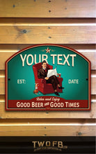 Load image into Gallery viewer, Dad&#39;s Den | Personalised Bar Sign | Pub Signs
