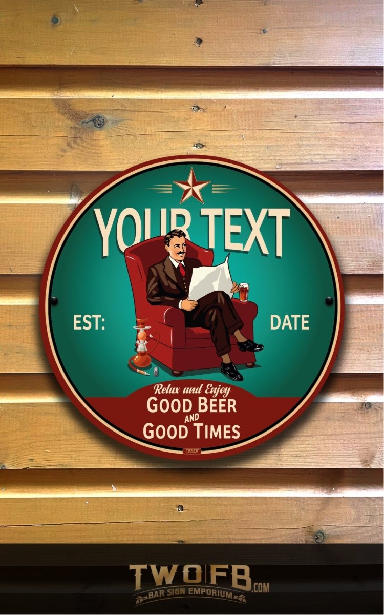Dad's Den | Personalised Bar Sign | Pub Signs