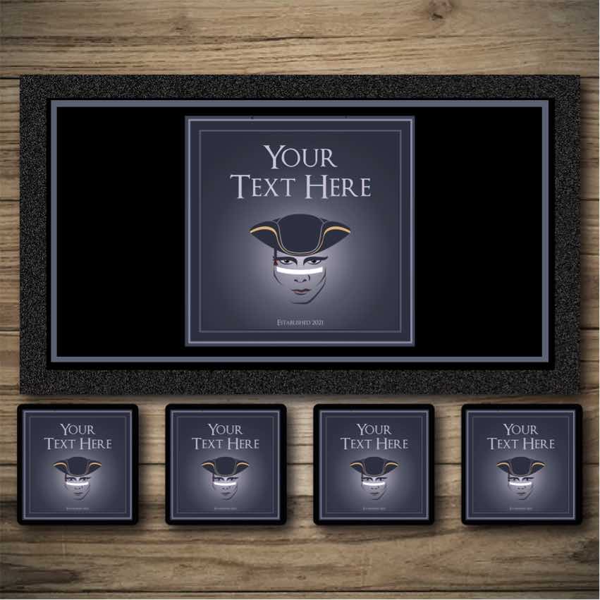 Dandy Highwayman | Personalised Bar Sign | Home Bar signs