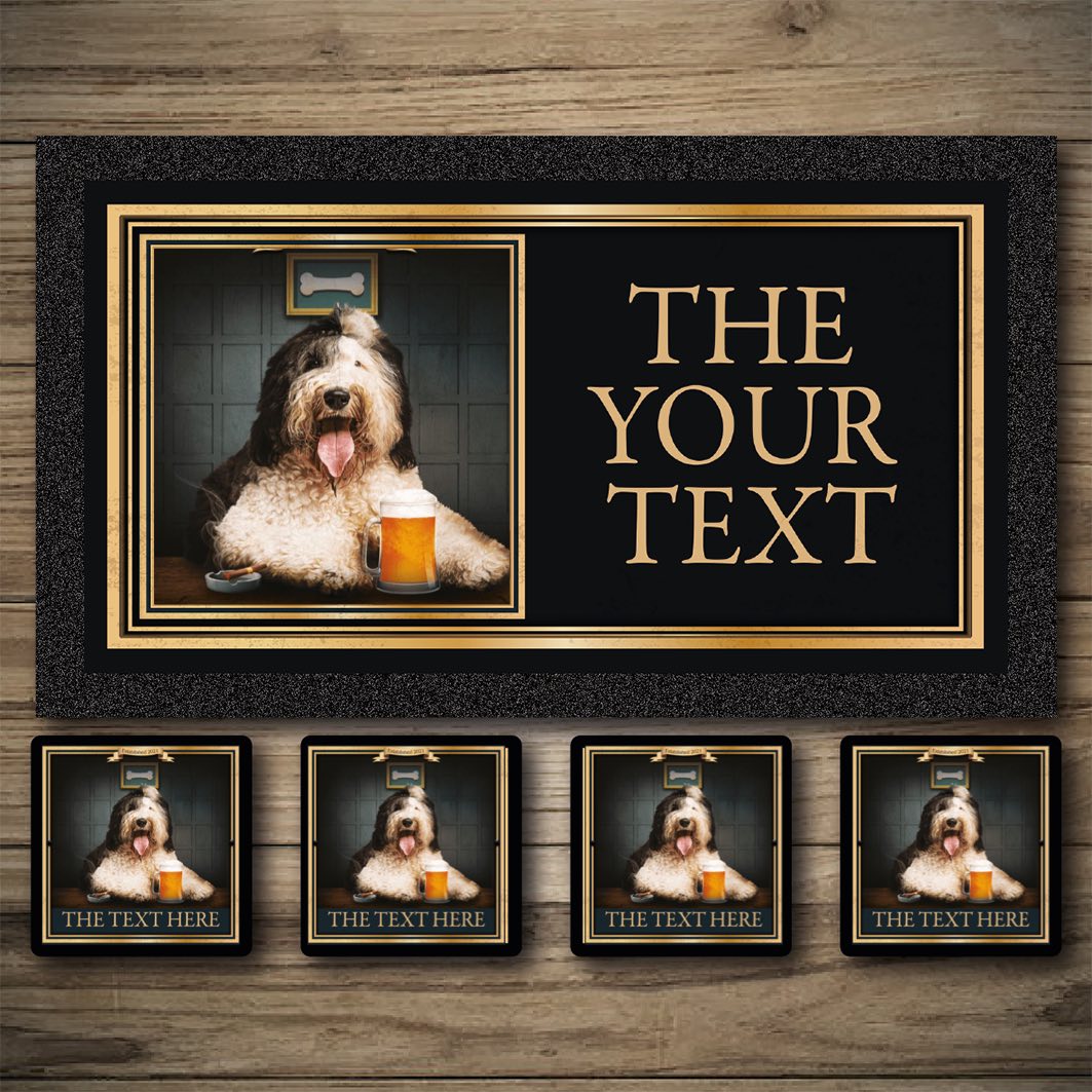 Rubber bar runner, Beer mat, Dog Mat, Beer coaster