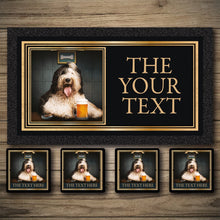 Load image into Gallery viewer, Rubber bar runner, Beer mat, Dog Mat, Beer coaster

