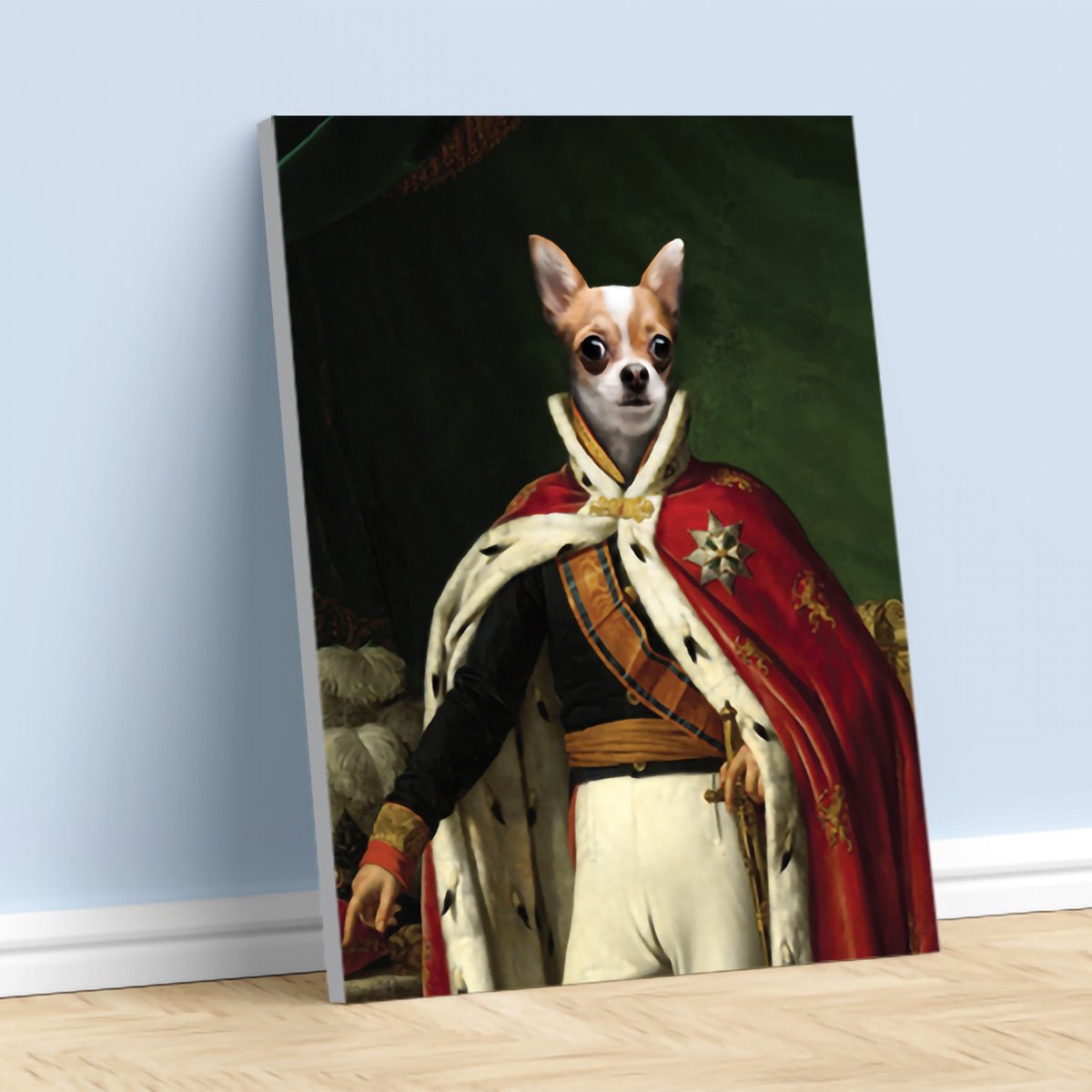 Dog House Royal artwork on Canvas Custom Signs from Twofb.com signs for bars