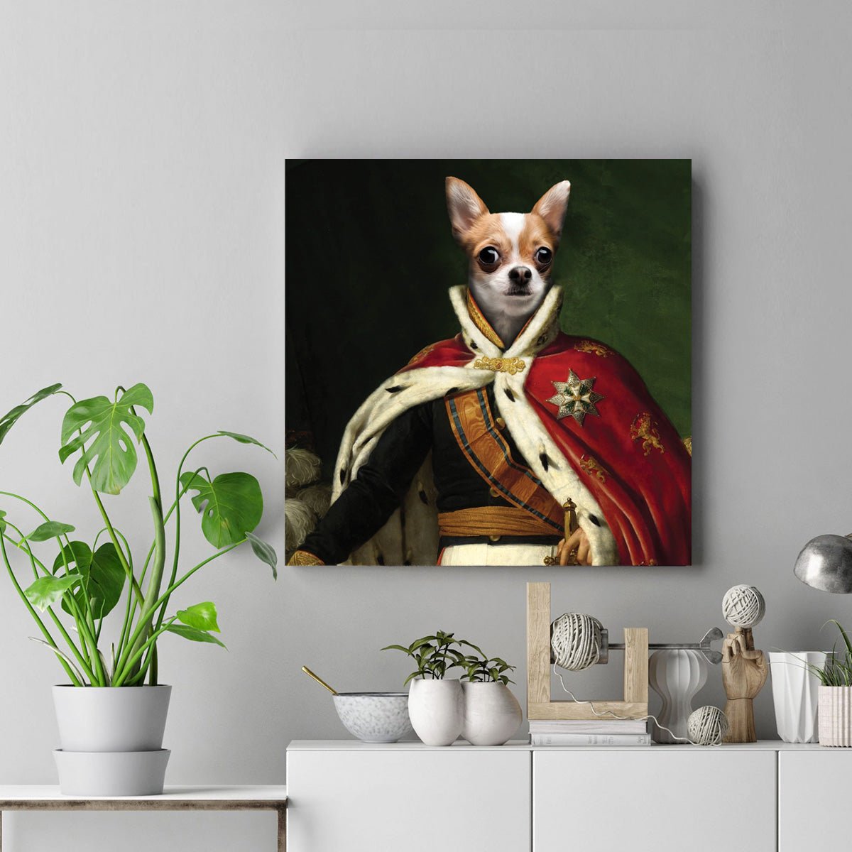 Dog House Royal artwork on Canvas Custom Signs from Twofb.com signs for bars