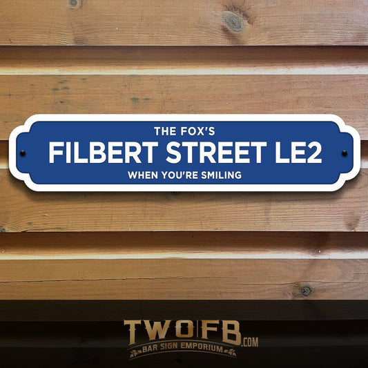 Leicester City | King Power Stadium Road Sign | Vintage Road Sign