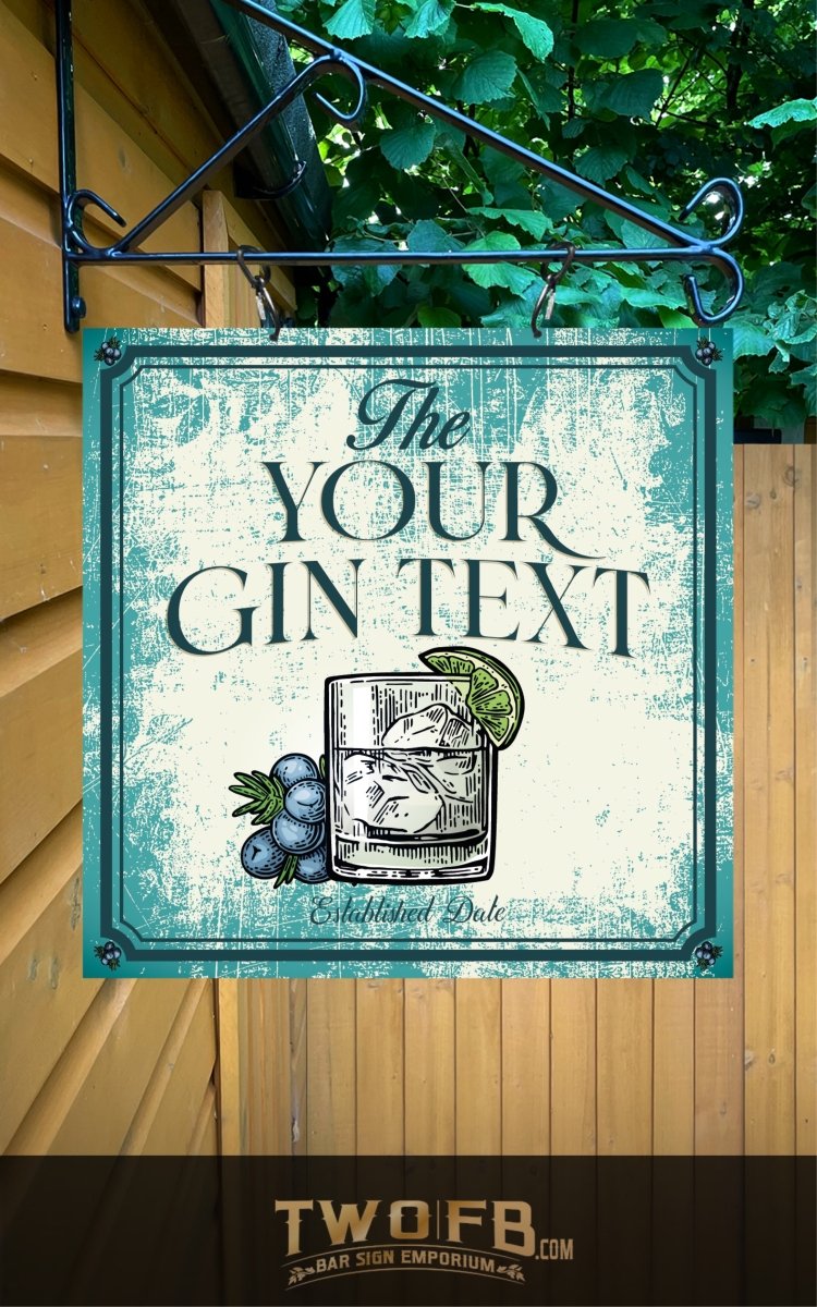 Gin Bar Sign/Pub Sign/Bar Sign/Home bar sign/Pub sign for outside/Custom pub sign/Home Bar/Pub Décor/Military Bar Signs/Custom Bar signs/Barsigns UK/ Man Cave/ Mess Sign/ Bar Runner/ Beer Mats/ Hanging pub sign/ Custom sign/ Garden Signs/Pub signs