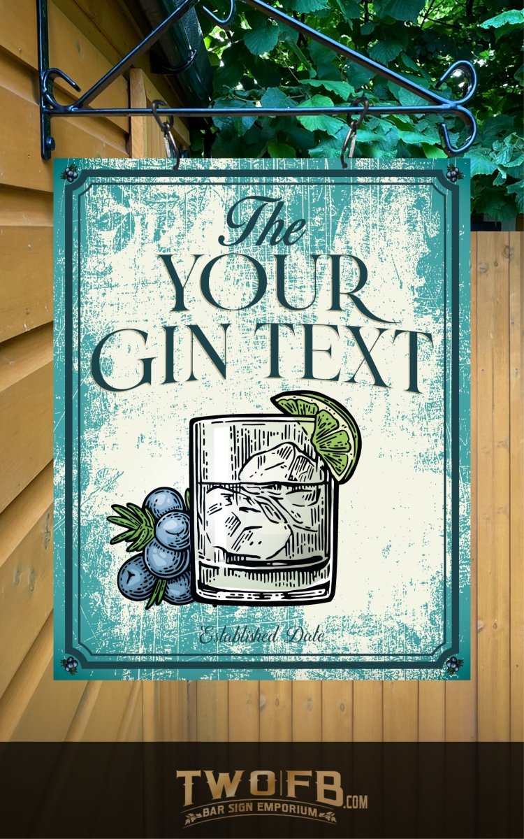 Gin Bar Sign/Pub Sign/Bar Sign/Home bar sign/Pub sign for outside/Custom pub sign/Home Bar/Pub Décor/Military Bar Signs/Custom Bar signs/Barsigns UK/ Man Cave/ Mess Sign/ Bar Runner/ Beer Mats/ Hanging pub sign/ Custom sign/ Garden Signs/Pub signs