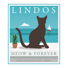 Load image into Gallery viewer, GCWS Rhodes Meow &amp; Forever Cat T-Shirt Ladies Custom Signs from Twofb.com signs for bars
