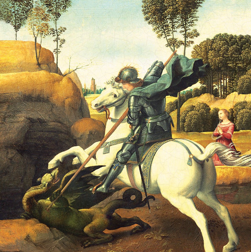 George and the Dragon artwork on Canvas Custom Signs from Twofb.com signs for bars