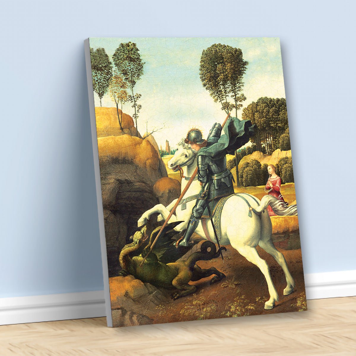 George and the Dragon artwork on Canvas Custom Signs from Twofb.com signs for bars