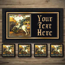 Load image into Gallery viewer, George &amp; The Dragon Bar Runners, beer mats, bar mats, beer coasters
