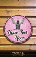 Load image into Gallery viewer, Gin Angel Personalised Gin Bar Sign Custom Signs from Twofb.com Bar signs UK

