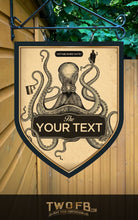Load image into Gallery viewer, Home Bar Kraken Personalised Bar Sign Custom Signs from Twofb.com signs for bars
