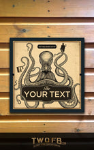 Load image into Gallery viewer, Home Bar Kraken Personalised Bar Sign Custom Signs from Twofb.com signs for bars
