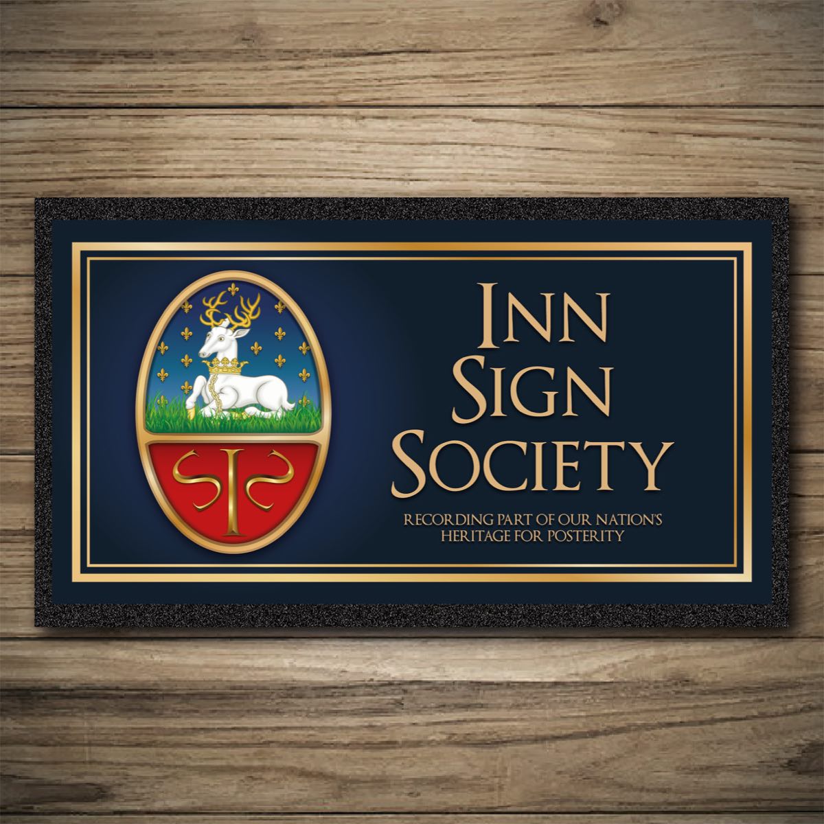 Inn Sign Society | Custom Bar Runner | Beer coaster