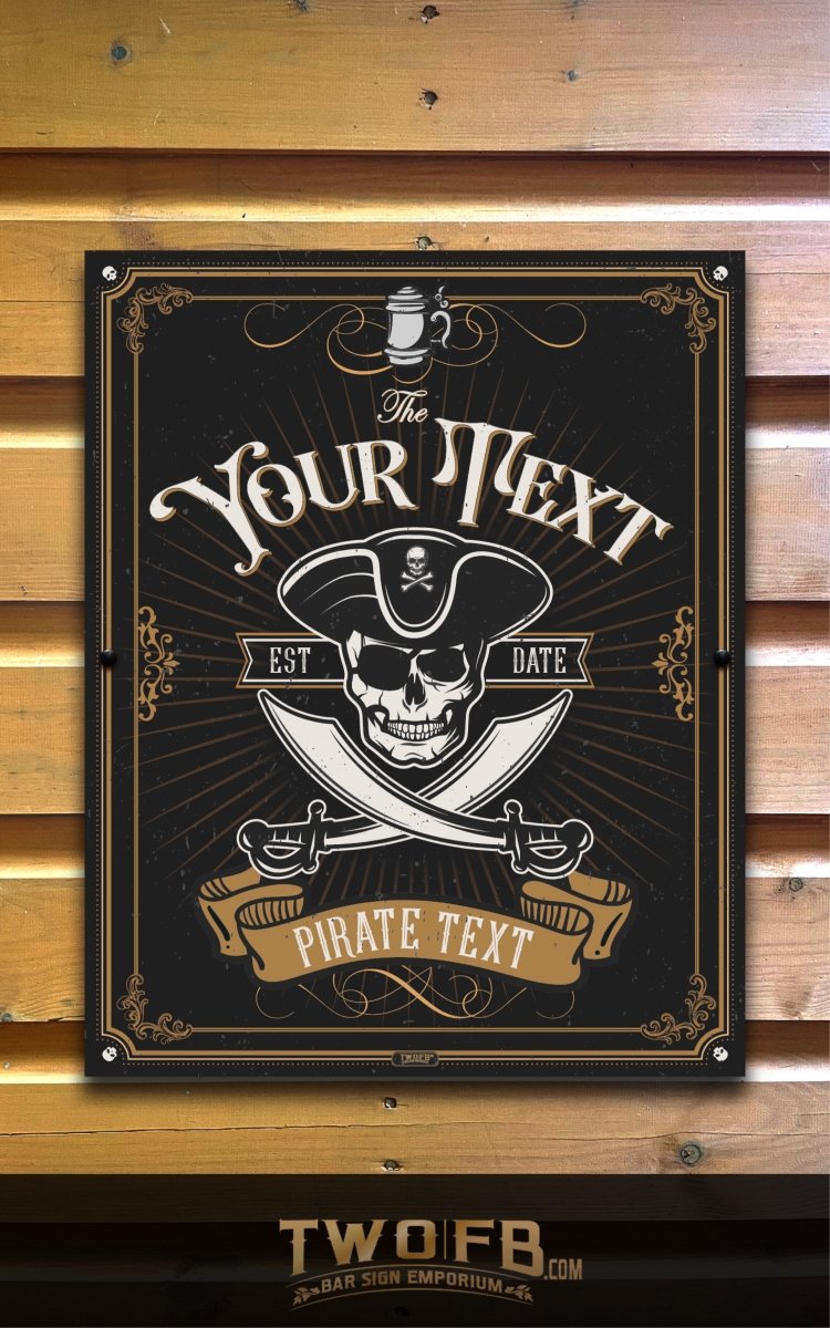 Jolly Roger/Pirate Pub Sign/ Pub Sign/Bar Sign/Home bar sign/Pub sign for outside/Custom pub sign/Home Bar/Pub Décor/Military Bar Signs/Custom Bar signs/Barsigns UK/ Man Cave/ Mess Sign/ Bar Runner/ Beer Mats/ Hanging pub sign/ Custom sign/ Garden Signs/Pub signs