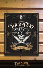 Load image into Gallery viewer, Jolly Roger/Pirate Pub Sign/ Pub Sign/Bar Sign/Home bar sign/Pub sign for outside/Custom pub sign/Home Bar/Pub Décor/Military Bar Signs/Custom Bar signs/Barsigns UK/ Man Cave/ Mess Sign/ Bar Runner/ Beer Mats/ Hanging pub sign/ Custom sign/ Garden Signs/Pub signs
