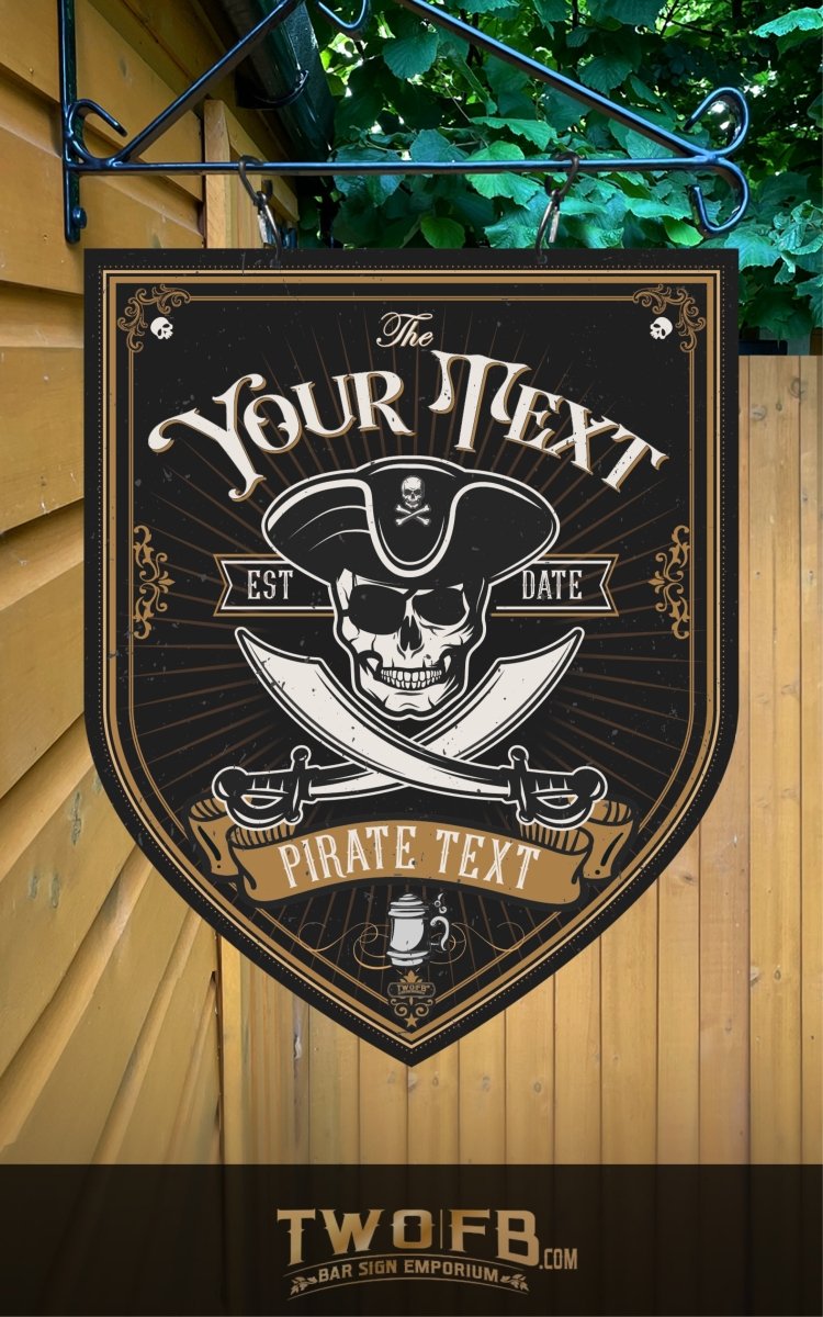 Jolly Roger/Pirate Pub Sign/ Pub Sign/Bar Sign/Home bar sign/Pub sign for outside/Custom pub sign/Home Bar/Pub Décor/Military Bar Signs/Custom Bar signs/Barsigns UK/ Man Cave/ Mess Sign/ Bar Runner/ Beer Mats/ Hanging pub sign/ Custom sign/ Garden Signs/Pub signs
