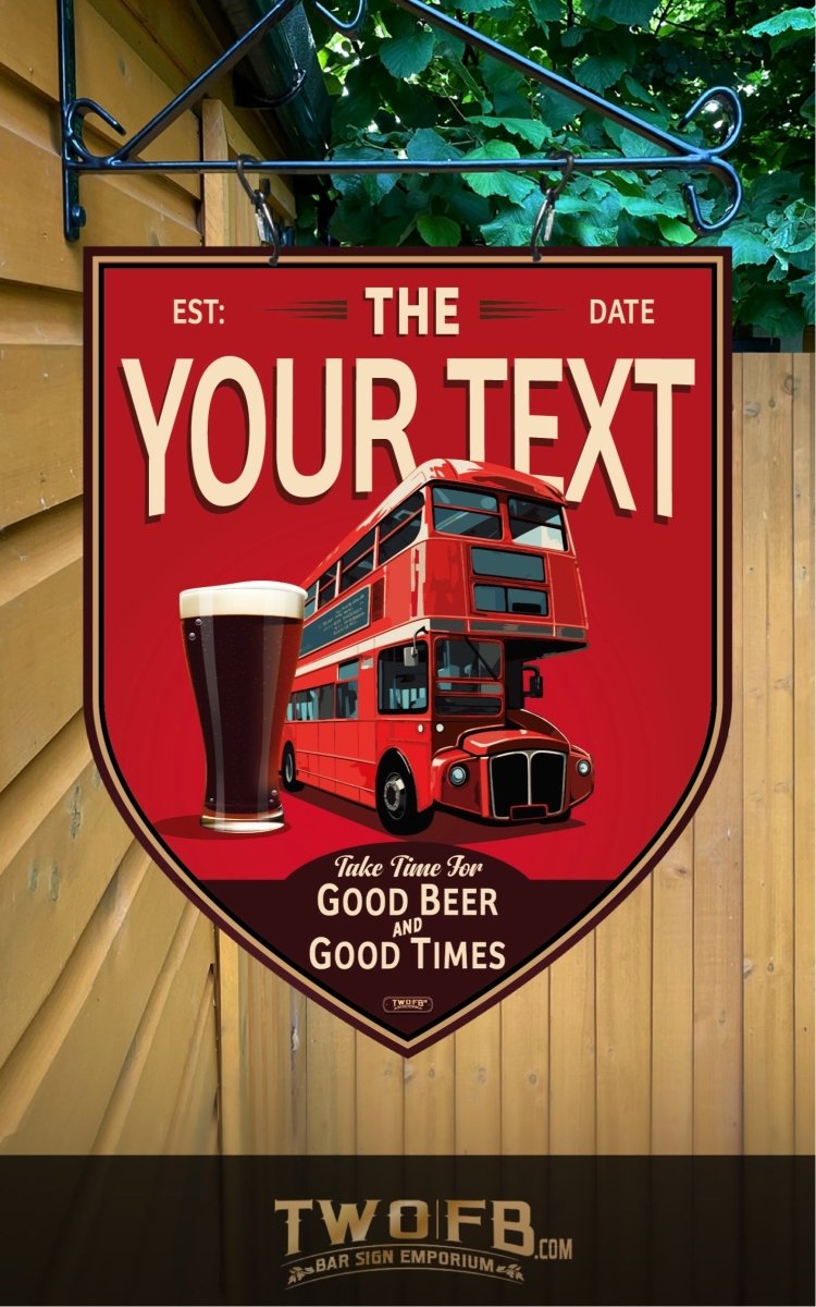 Last Stop | Personalised Bar Sign | Pub Signs